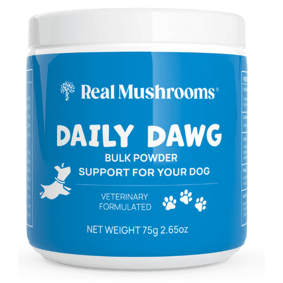 Real Mushrooms Daily Dawg Powder Sistema Inmune Perros 75g