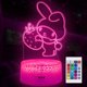 thumbnail image 1 of Luz nocturna LED COBIKU 3D Illusion, control remoto de 16 colores, 1 of 8