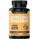 thumbnail image 1 of Beyond Vitamins | Raíz De Cúrcuma (curcumina) + Jengibre Potenciado Con Pimienta Negra (piperina)  Cúrcuma Capsulas - Vitaminas Mujer / Hombre - Vegano | Curcuminoides (180 Cápsulas), 1 of 6