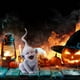 thumbnail image 5 of Halloween aterrador fantasma muñeca bebé estatua de resina artesanía Halloween decoración de la casa encantada, 5 of 6