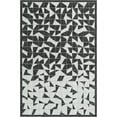 thumbnail image 2 of Unique Loom Outdoor Modern Collection Area Rug - Origami (4' 1" x 6' 1" Rectangle Black and White), 2 of 6
