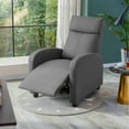thumbnail image 2 of Vineego Massage Sofa Chair,Adjustable Fabric Recliner Home Theater Seating with Padded Backrest and Thick Seat Cushion ,Gray, 2 of 8