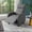 gray, variant on Vineego Massage Sofa Chair,Adjustable Fabric Recliner Home Theater Seating with Padded Backrest and Thick Seat Cushion ,Gray