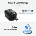 thumbnail image 4 of 2K Security Cameras Wireless Outdoor with 2.4Ghz 5Ghz WiFi, Solar Panels, Battery Powered, AI Motion Detection Spotlight Siren Alarm,, Night Vision, 2-Way Talk, IP66 Waterproof, 4 of 9