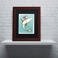 thumbnail image 4 of Carla Martell 'Fish Boy' Black Matted Framed Art, 4 of 5