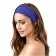 thumbnail image 3 of Fewfanhot Women Sports Headbands Stretchy Wide Soft Non Slip Workout Hair Bands Elastic Daily Hair Accessories, 3 of 6