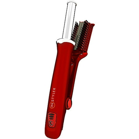 InStyler Rotating Hair Iron for Short Hair Red (1 1/4 Barrel)