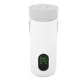 thumbnail image 1 of Portable Electric Kettle Heater Cup, Smart Small Milk Coffee Tea Water Boiler 350ML, 27000mAh Battery, 10min Boiling, 12H Warm, Stainless Steel, Leakproof, Outdoor Use, 1 of 7