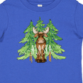 thumbnail image 4 of Inktastic Alaska Moose and Trees Boys or Girls Baby T-Shirt, 4 of 5