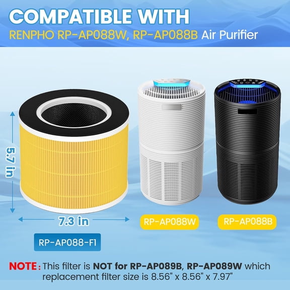 RP-AP088- Replacement Filter for  Air Purifier
