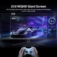 thumbnail image 5 of Gawfolk 34-Inch Curved Ultrawide Gaming Monitor 165Hz 1500R WQHD 3440x1440 FreeSync Adjustable Stand, 5 of 9