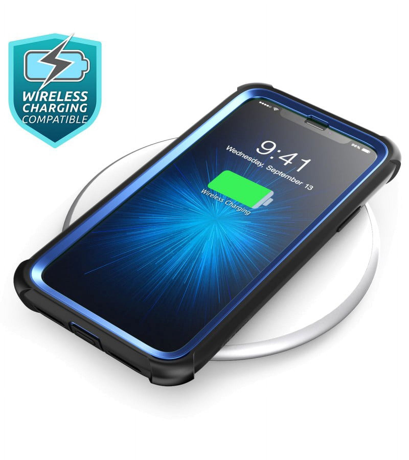 iPhone XS Max Case, i-Blason [Ares] Full-body Rugged Clear Bumper Case with Built-in Screen Protector for iPhone XS Max Case (2018 Release)