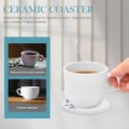 thumbnail image 4 of 4pcs Heat Insulated Cup Mat Pot Anti-scald Mat Ceramic Coaster Kitchen Supplies, 4 of 8