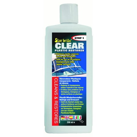 Liquid STAR BRITE Plastic Scratch Remover 8 oz.  