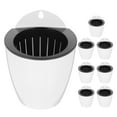 thumbnail image 1 of 8Pcs Self Watering Planter Balcony Flower Planter Flower Pot Self Watering Pot Balcony Planter, 1 of 6