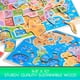 thumbnail image 5 of Montessori Mama Rompecabezas de madera para niños de 4 a 6 años Estados Unidos y Capitolios Mundo Continentes y océanos Juego combinado de rompecabezas para niños 2 rompecabezas para niños pequeños, 5 of 6
