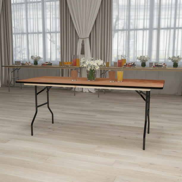 Folding conference tables