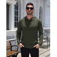 thumbnail image 4 of COOFANDY Men's Lightweight Pullover Hoodie Long Sleeve Sweatshirt Comfort Travel Hoodie, Mens Hoodies with Pocket, 4 of 10