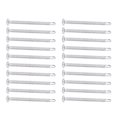 thumbnail image 4 of Tornillos autoperforantes, 50 piezas de tornillos de cabeza redonda de metal con acabado de lujo, 4 of 8