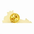 thumbnail image 3 of PinMart Virginia Shape Flag Enamel Pins â Gold Plated US State Lapel Pins, 3 of 7
