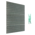 thumbnail image 2 of D-GROEE Kitchen Cordless Blinds Light Filtering Polyester Pleated Shades for Cafe Window Bathroom Windows, 2 of 7
