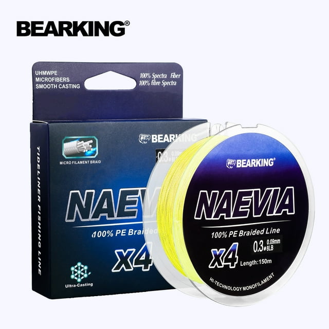 Brand 4 Strands 150m PE Braided Fishing Line 10-93LB Multifilament Fishing Line Smooth for Carp Fishing Col.A 7LB