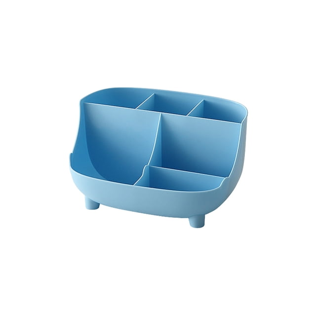 Caja de Almacenamiento de Plástico Papelería de Escritorio Caja de Almacenamiento Papelería Estudiantil Creativa Soporte de Pluma de la Reunión de la Oficina Estudio Estudiantil Soporte de Pluma de Gr