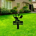 thumbnail image 3 of Handmadetneonsign Custom Outdoor Memorial Chef Metal Sign With Stakes, Outdoor Memorial Chef Metal, 3 of 4