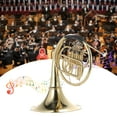 thumbnail image 4 of Tignapoo Bb Clé Rangée Simple 3-Valves Corne Française avec Finition Laque Dorée, Inclut Embouchure, Gants et Chiffon de Nettoyage (Couleur Aléatoire) – Idéal pour Étudiants et Débutants, 4 of 6