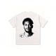 thumbnail image 1 of Balón - Camiseta de fútbol vintage con la firma de Neymar para hombre, blanca con estampado gráfico en negro, cuello redondo y manga corta, ideal como regalo informal, para aficionados, recuerdos depo, 1 of 6