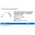 thumbnail image 2 of Auto Trans Oil Cooler Hose Assembly - Compatible with 2012 - 2016 Buick LaCrosse 3.6L V6 2013 2014 2015, 2 of 2
