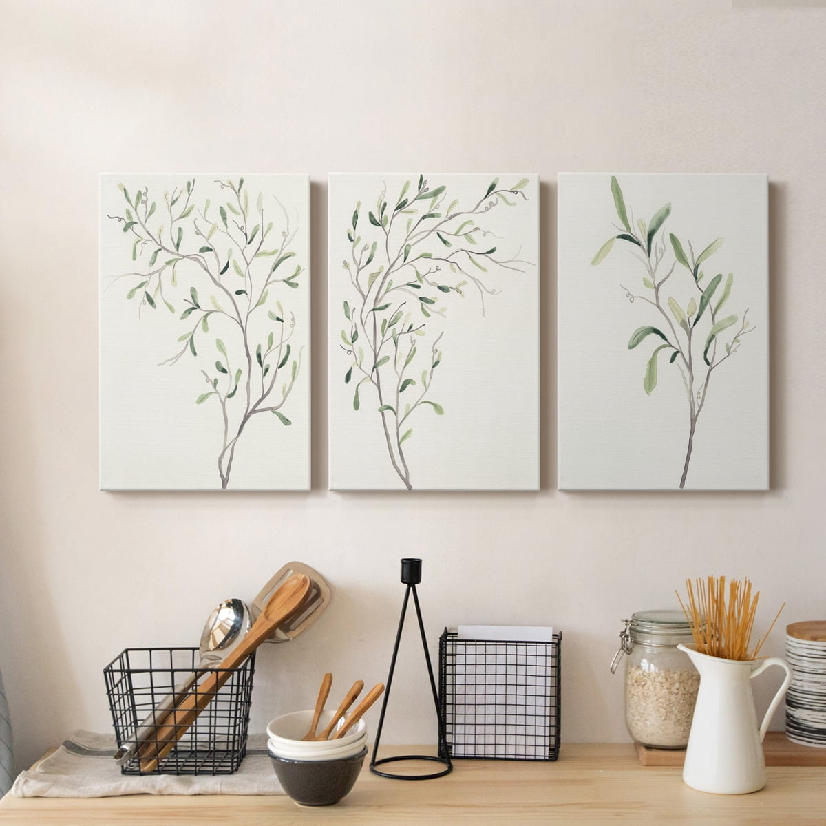 Spindle Sprig I Premium Gallery Wrapped Canvas - Ready to Hang - 24 x 36 Each