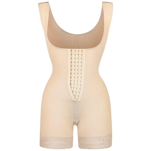 Body moldeador moldeador de cuerpo, entrenador de cintura, control de barriga, levantador de glúteos, moldeador de cuerpo con cremallera para mujer, talla S