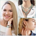 thumbnail image 5 of Kit para hacer joyas de cristal de 1400 piezas, cuentas de piedras preciosas de 28 colores para hacer joyas, cuentas de piedra irregulares para hacer collares, pulseras, anillos y pendientes., 5 of 5
