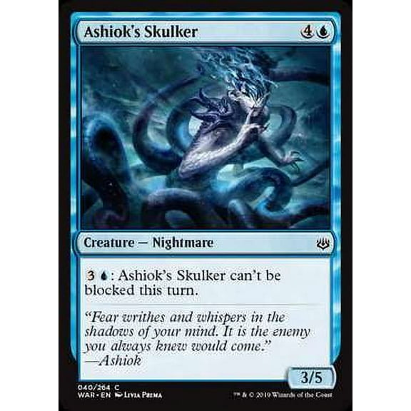 MtG War of the Spark Common Ashiok's Skulker (Foil) #40