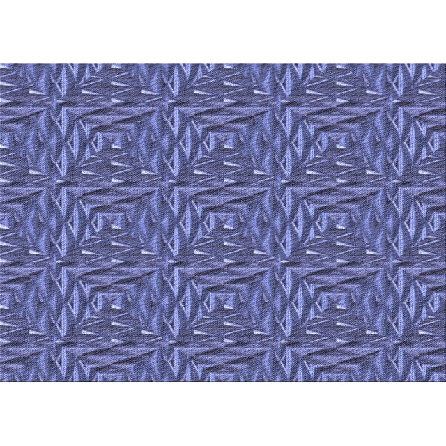Ahgly Company Machine Washable Indoor Rectangle Transitional Deep Periwinkle Purple Area Rugs, 7' x 10'