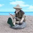 thumbnail image 5 of GZJCKJY Resin Statues of An Old Man Fishing Garden Decorations for A Swimming Pool Garden Supplies, 5 of 9