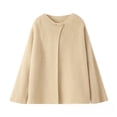 thumbnail image 1 of Cárdigan de cachemira de punto para mujer, suéter de lana, otoño e invierno, suéter de punto de estilo occidental de alta gama, capa, 1 of 1
