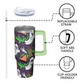 thumbnail image 3 of 30oz Halloween Tumbler with Handle, Spooky Pumpkin | Print | Halloween Gifts for Friends & Family | with Lids and Straws | Stainless Steel Insulated | Coffee Travel Mug, 3 of 5