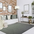 thumbnail image 6 of BNM Bohemian Indoor/ Outdoor Solid Rug, 8' x 10', Fog Green, 6 of 7
