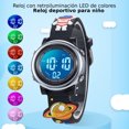 thumbnail image 4 of Reloj Led 3d Niños Alarma Impermeable Mov Original Japones Color de la correa Astronauta, 4 of 8