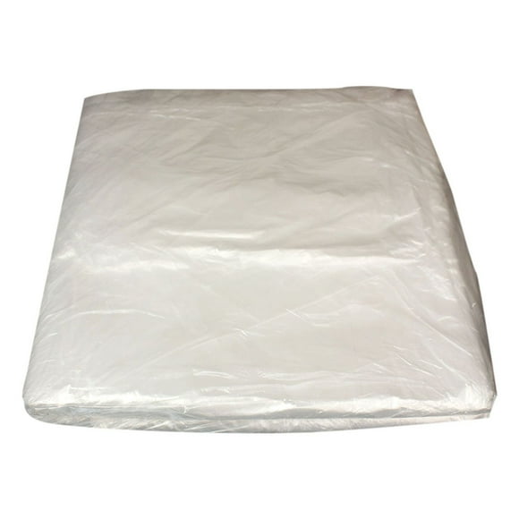 Graflsoa 100-Pack Clear Plastic Disposable Seat Covers, Universal Fit, Dust-Proof Transparent Protectors for Chairs, 32x20x10cm Packaging