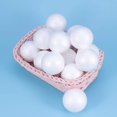 thumbnail image 4 of 50Pcs Foam Craft Balls Smooth Styrofoam Balls Round Polystyrene Balls DIY Modeling Art Projects Christmas Decorations (Solid 5cm), 4 of 8