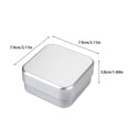 thumbnail image 3 of relayinert 2pieces Aluminum Soap Box Convenient And Mini Size On Go Very Suitable, 3 of 6