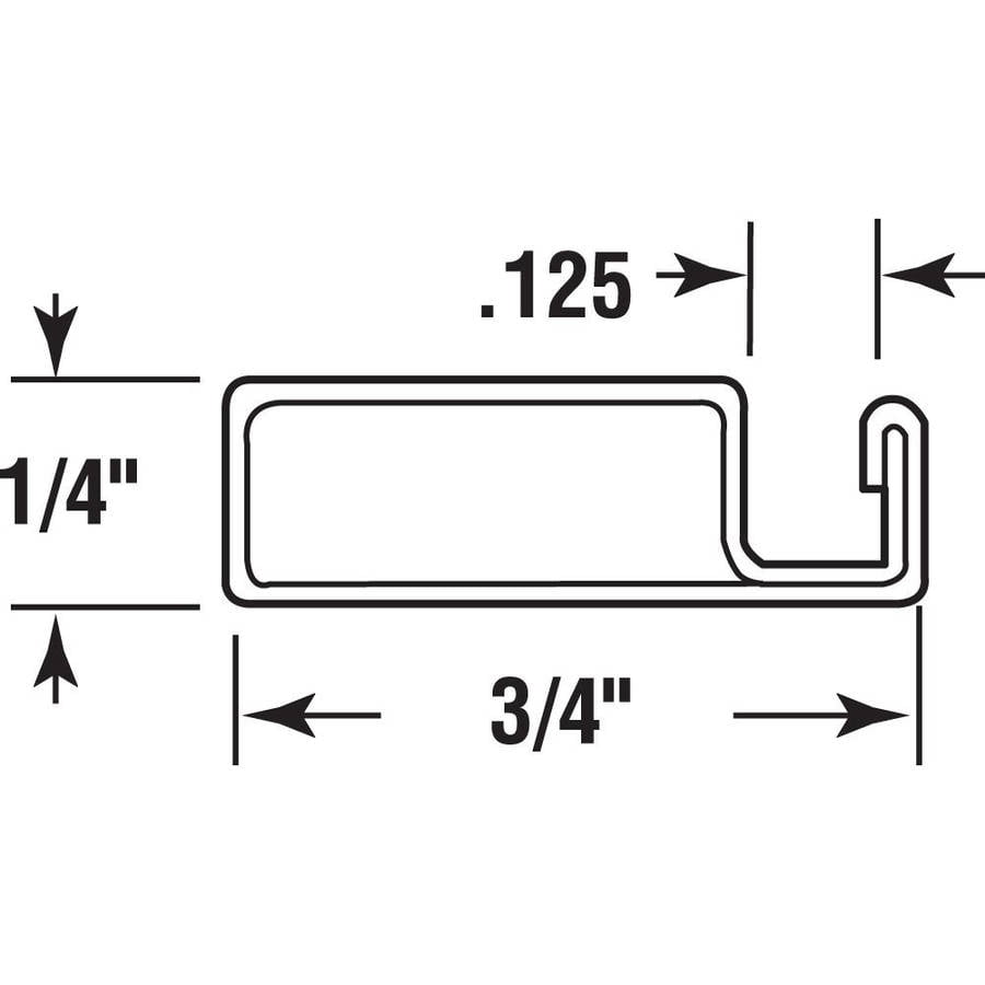 , x 3//4 in Bronze Finish, Box of 100 Prime-Line Products MP7722 Plastic Screen Frame Corner 3//8 in