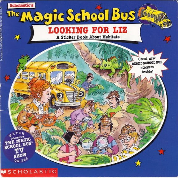 Pre-Owned Magic School Bus: Looking for Liz: A Sticker Book About Habitats (Paperback) 0590566024 9780590566025