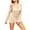 Beige, variant on Cavosen Womens Swimwear Cover up Long Sleeve Knitted Crochet Hollow Out Dress Bikinis Swimwear Kimono One Shoulder Neck Sheer Pool Bathing Suit Cover Ups Solid Swimsuit Kaftan