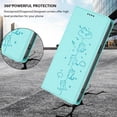 thumbnail image 6 of Leather For Google Pixel 10 / Pixel 10 Pro, RFID Blocking Protection, Playful Cats Embossed Flip Wallet Leather Case With Card Holder Magnetic Closure  Phone Cases Cover,Green,For Pixel 10 / 10 Pro, 6 of 7
