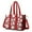Red Baseballs Pattern, variant on Teacher Tote Bag,Red Baseballs Pattern Teacher Utility Tote Bag,Large Work Tote Bags for Women with Multiple Pockets,Top Zipper Closure,13.8x10.6x6.7 Inch