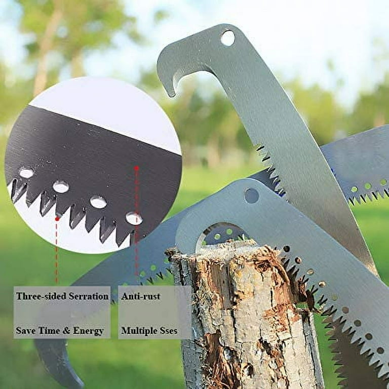 YeYeBest Extendable Manual Pole Saw For Tree Trimming Tree